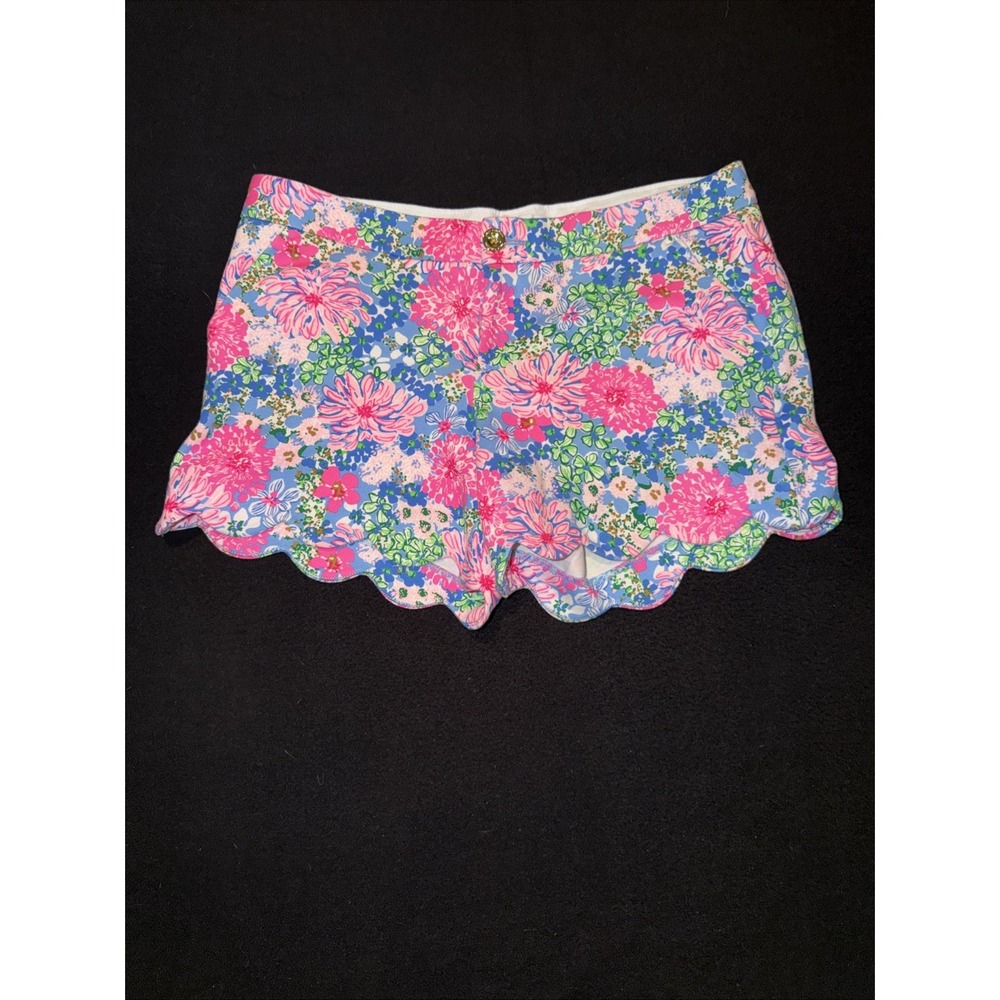 Lilly pulitzer buttercup knit shorts spring in your Step Size 12 NWT